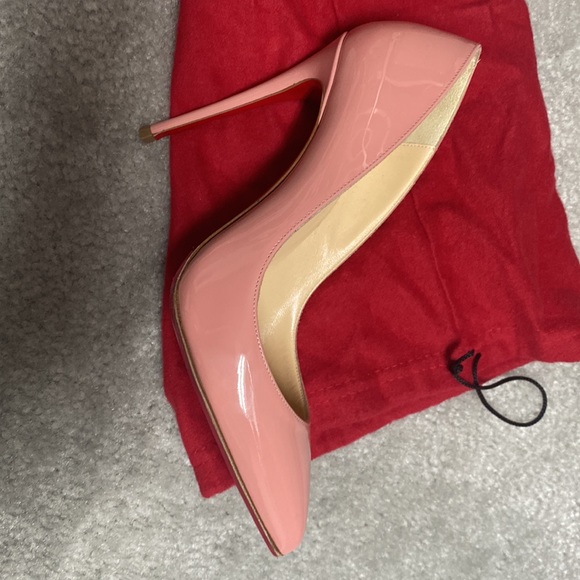 Christian Louboutin Pigagge Follies 100 Patent P292 Guimauve - Picture 13 of 16